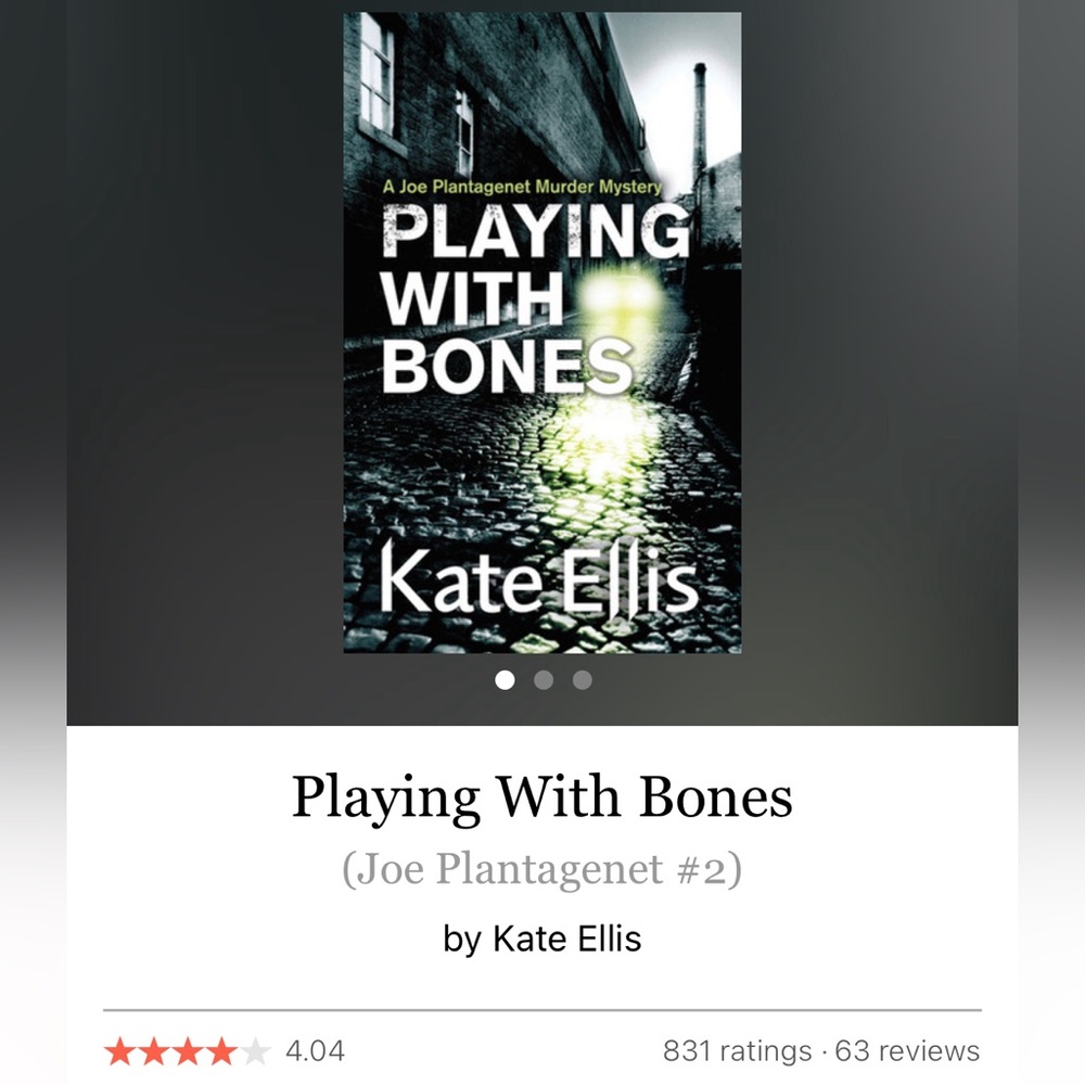Playing With Bones by Kate Ellis